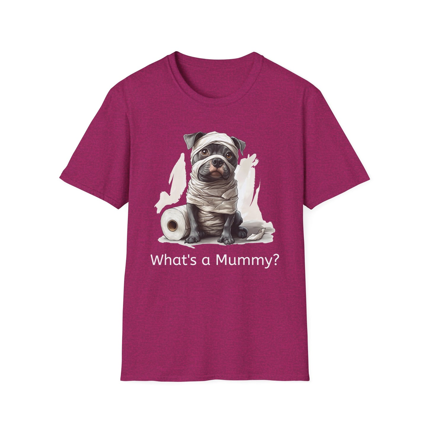 Funny Halloween Shirt, Unisex Softstyle T-Shirt, Pitbull Halloween Tee