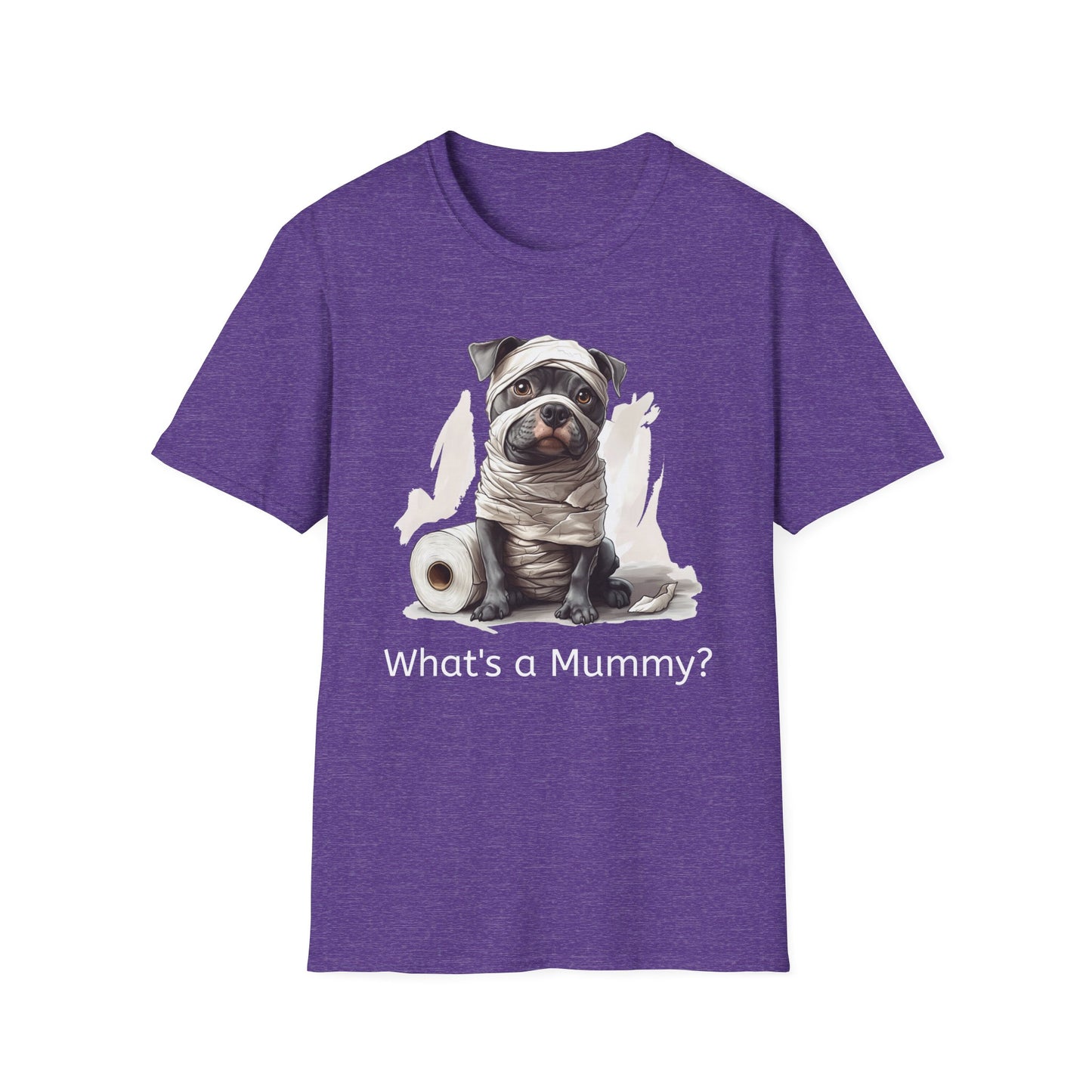 Funny Halloween Shirt, Unisex Softstyle T-Shirt, Pitbull Halloween Tee