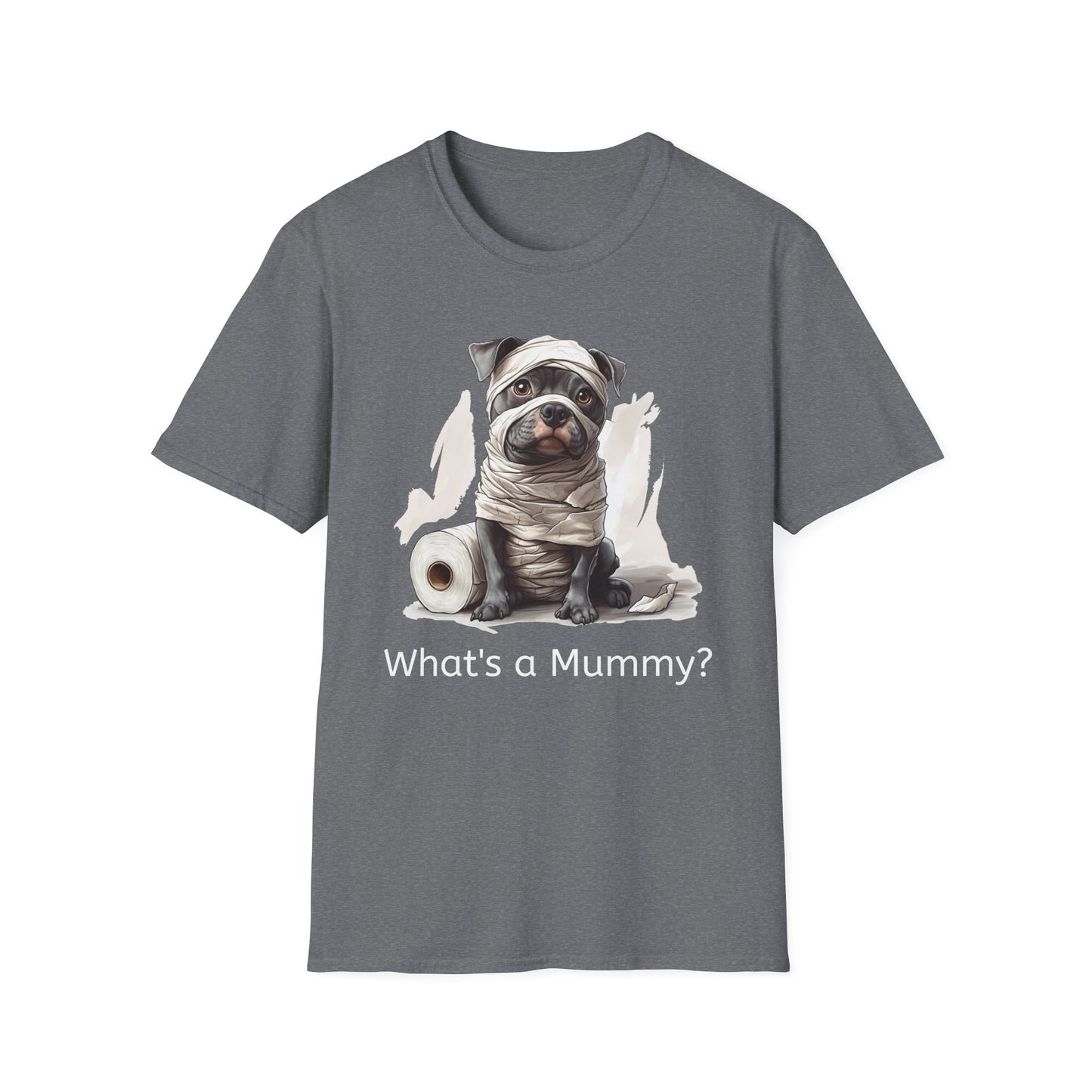 Funny Halloween Shirt, Unisex Softstyle T-Shirt, Pitbull Halloween Tee