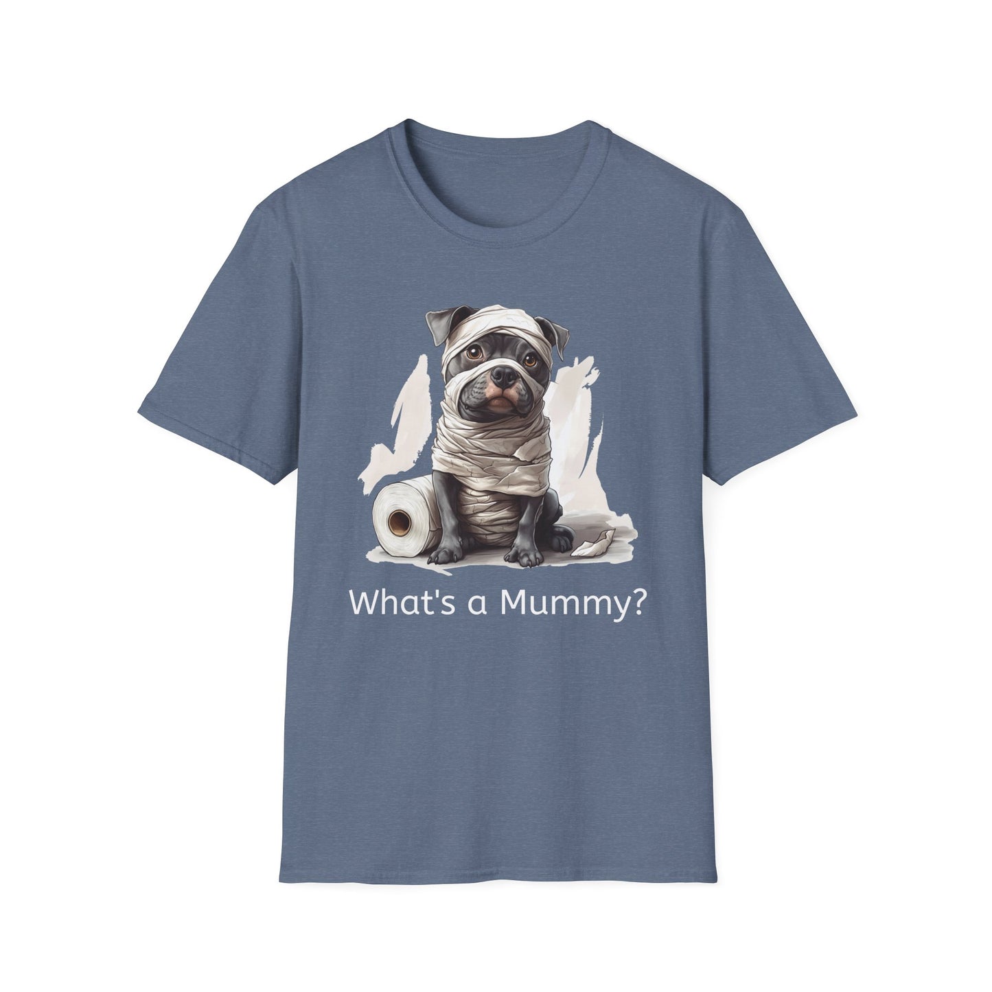 Funny Halloween Shirt, Unisex Softstyle T-Shirt, Pitbull Halloween Tee