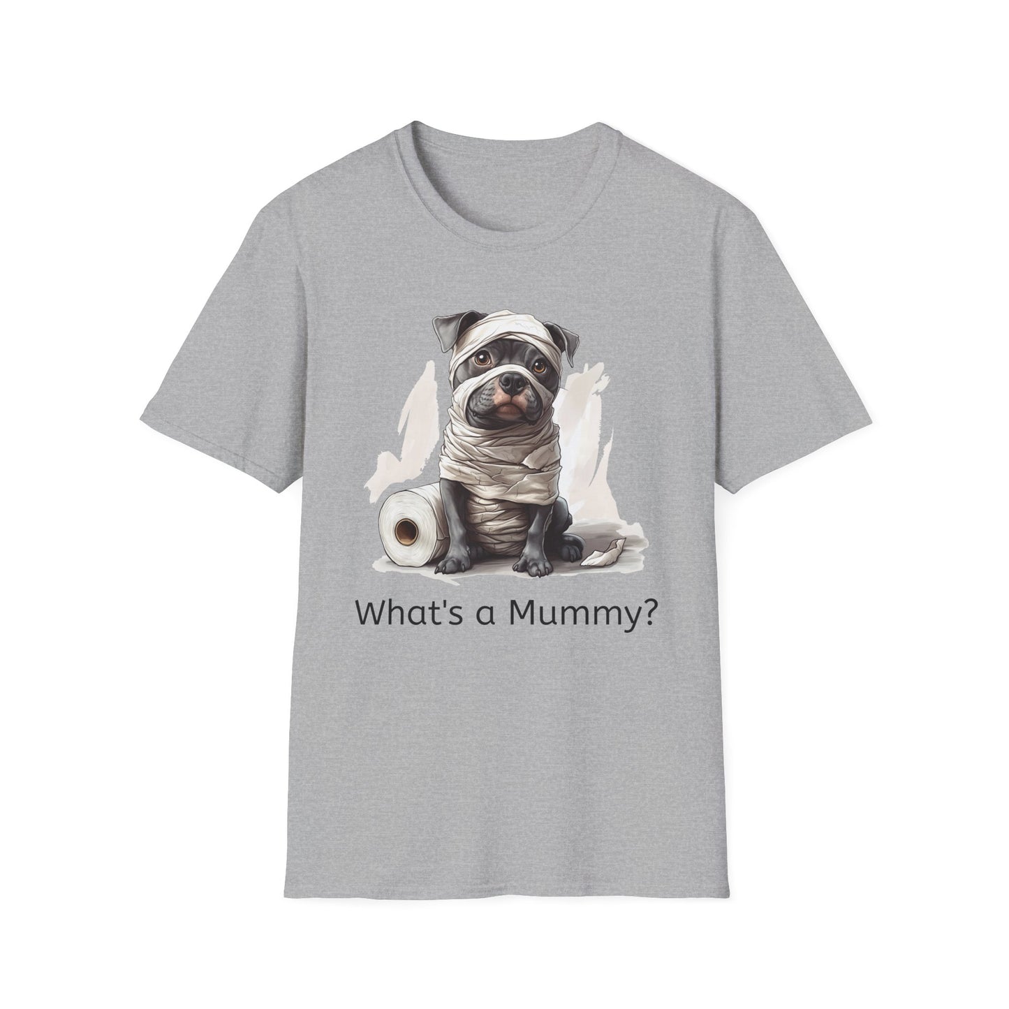 Funny Halloween Shirt, Unisex Softstyle T-Shirt, Pitbull Halloween Tee