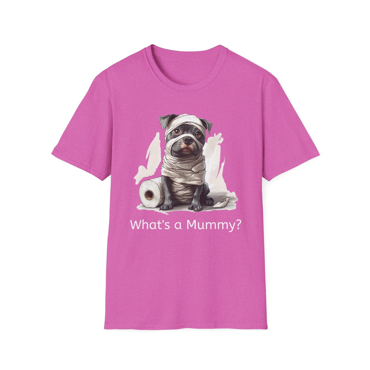 Funny Halloween Shirt, Unisex Softstyle T-Shirt, Pitbull Halloween Tee