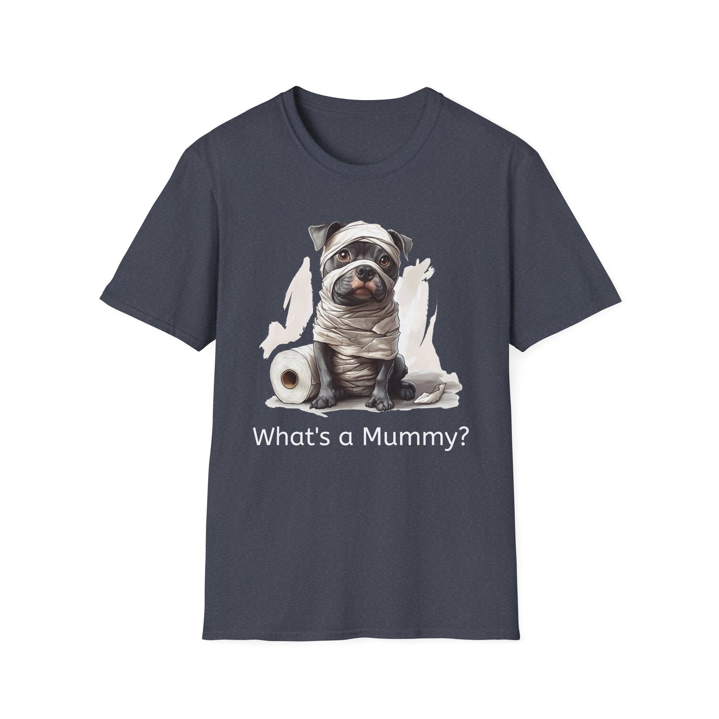 Funny Halloween Shirt, Unisex Softstyle T-Shirt, Pitbull Halloween Tee
