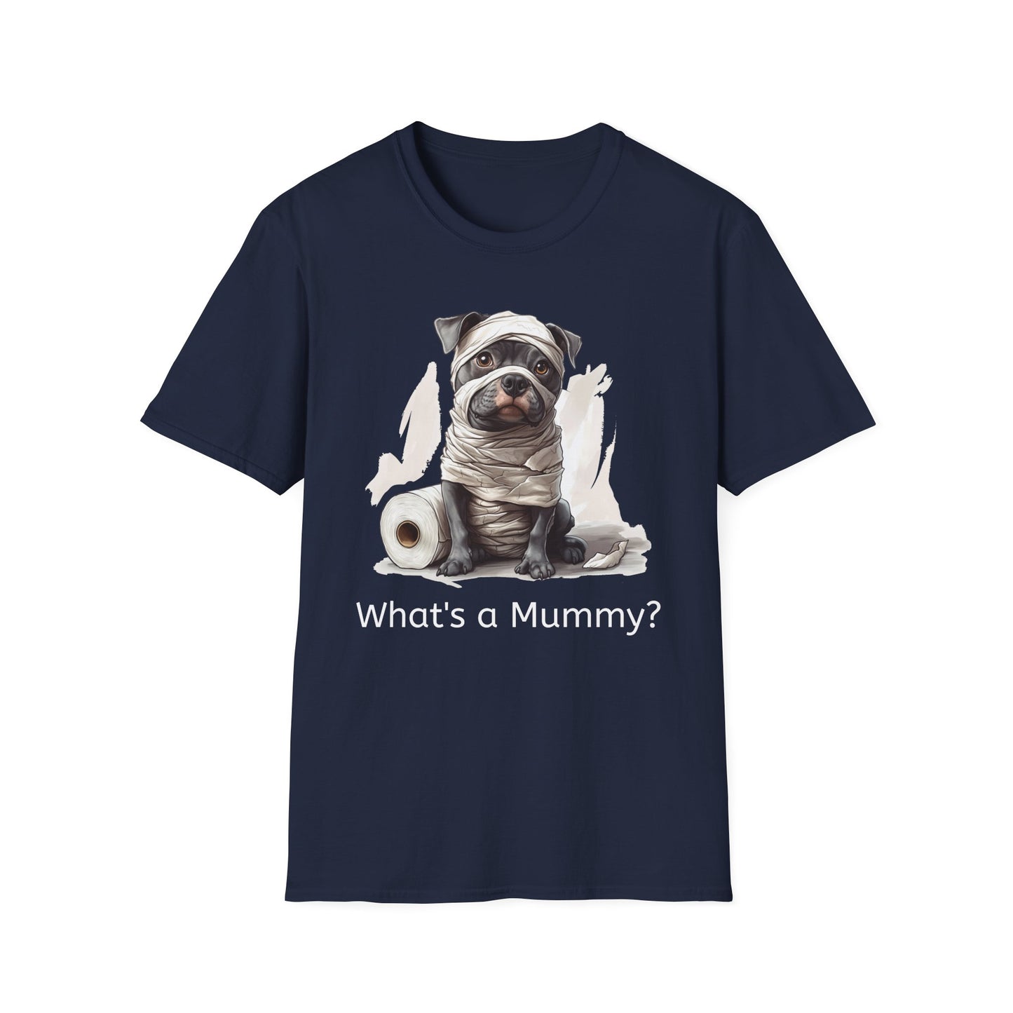 Funny Halloween Shirt, Unisex Softstyle T-Shirt, Pitbull Halloween Tee