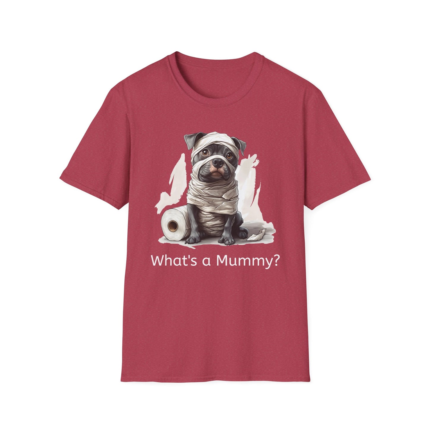 Funny Halloween Shirt, Unisex Softstyle T-Shirt, Pitbull Halloween Tee