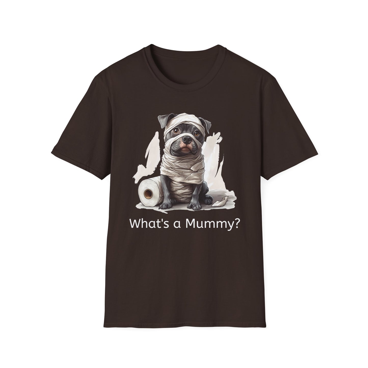 Funny Halloween Shirt, Unisex Softstyle T-Shirt, Pitbull Halloween Tee