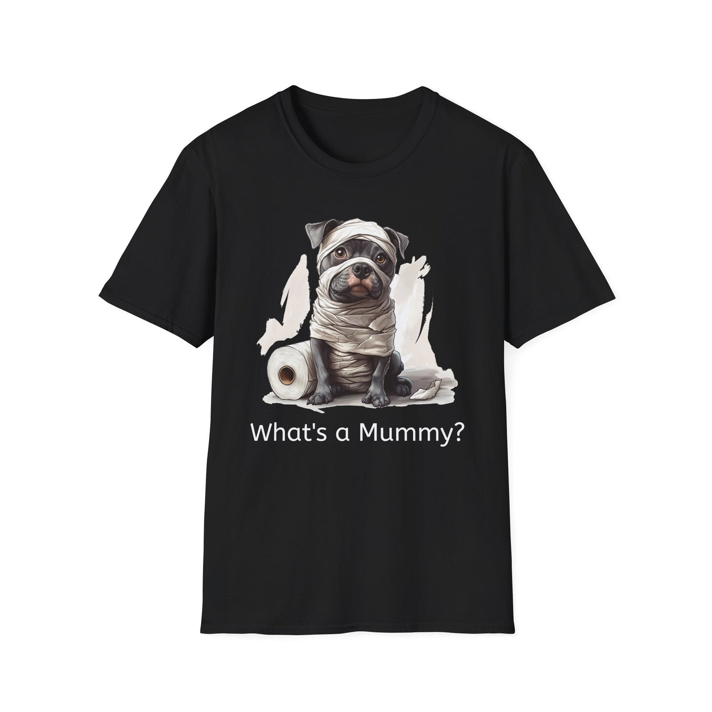 Funny Halloween Shirt, Unisex Softstyle T-Shirt, Pitbull Halloween Tee
