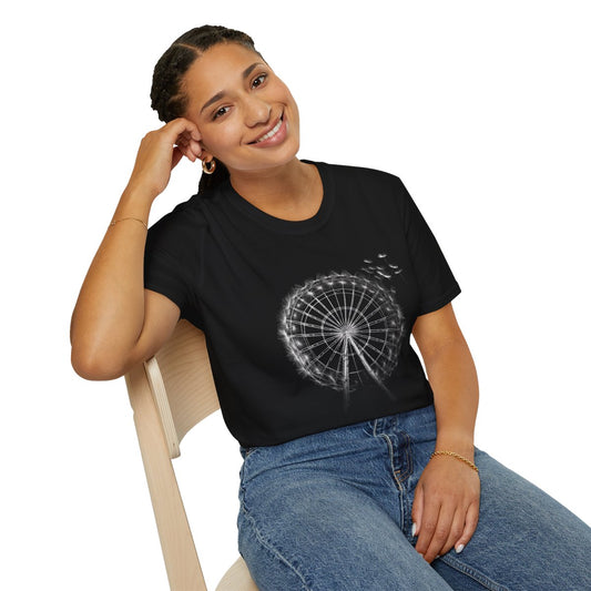 Dandelion Ferris Wheel shirt, Unisex Softstyle T-Shirt, shirt for him or her