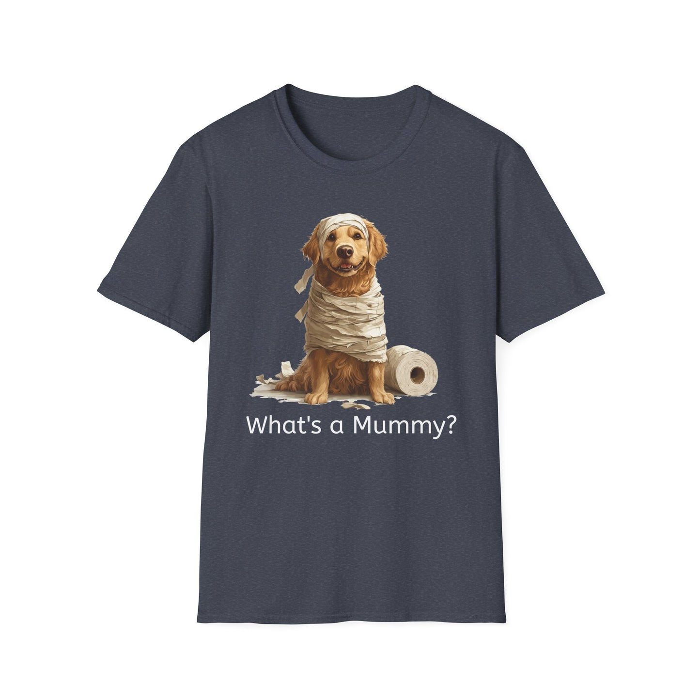 Funny Halloween Shirt, Unisex Softstyle T-Shirt, Golden Retriever Halloween Tee