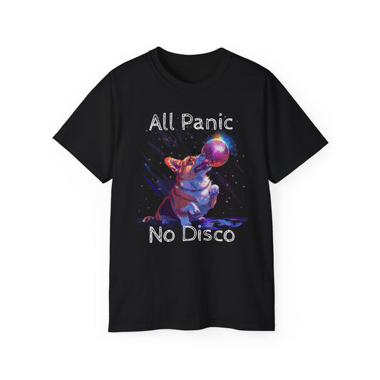 All Panic No Disco,  Unisex Ultra Cotton Tee