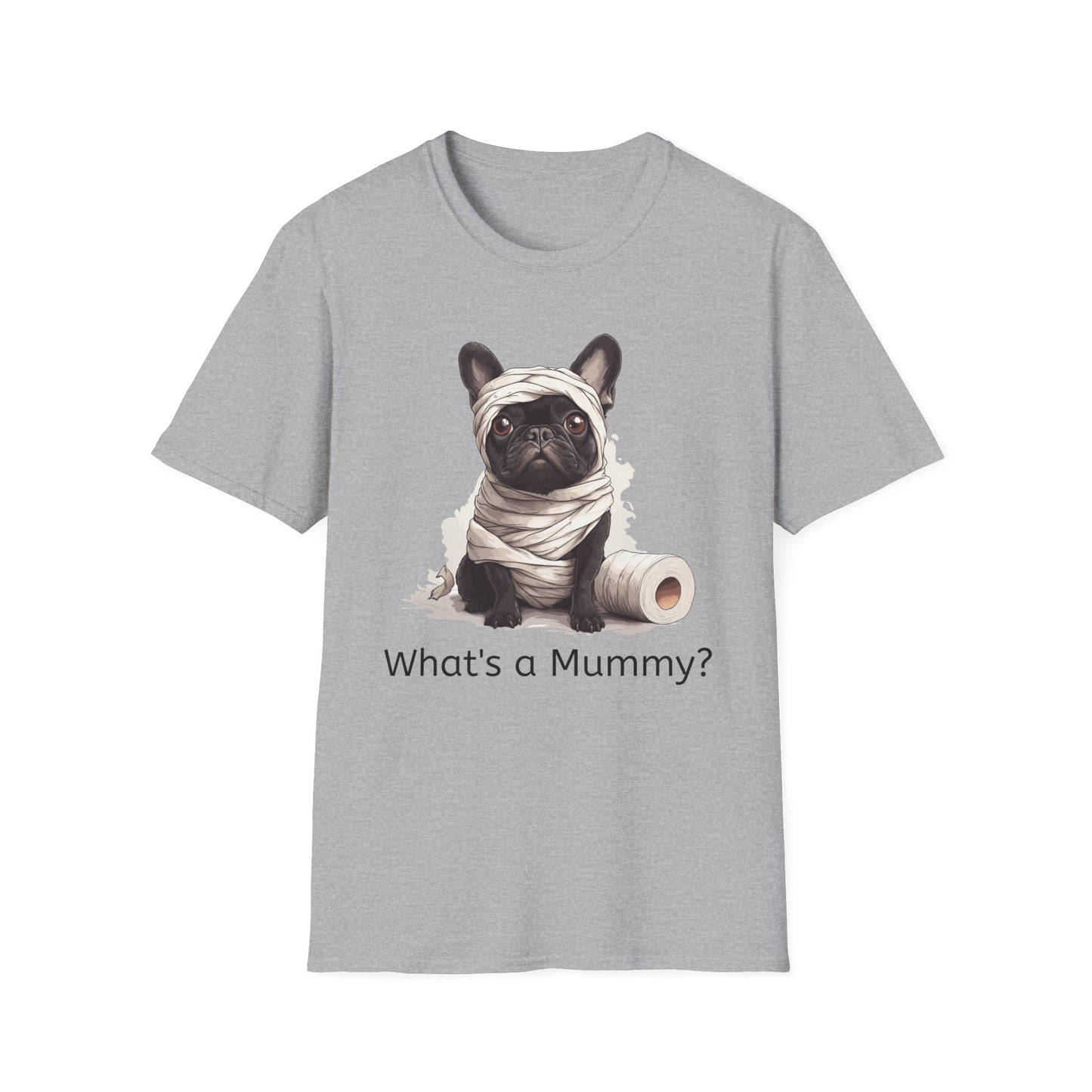 Funny Halloween Shirt, Unisex Softstyle T-Shirt, Frenchie Halloween Tee