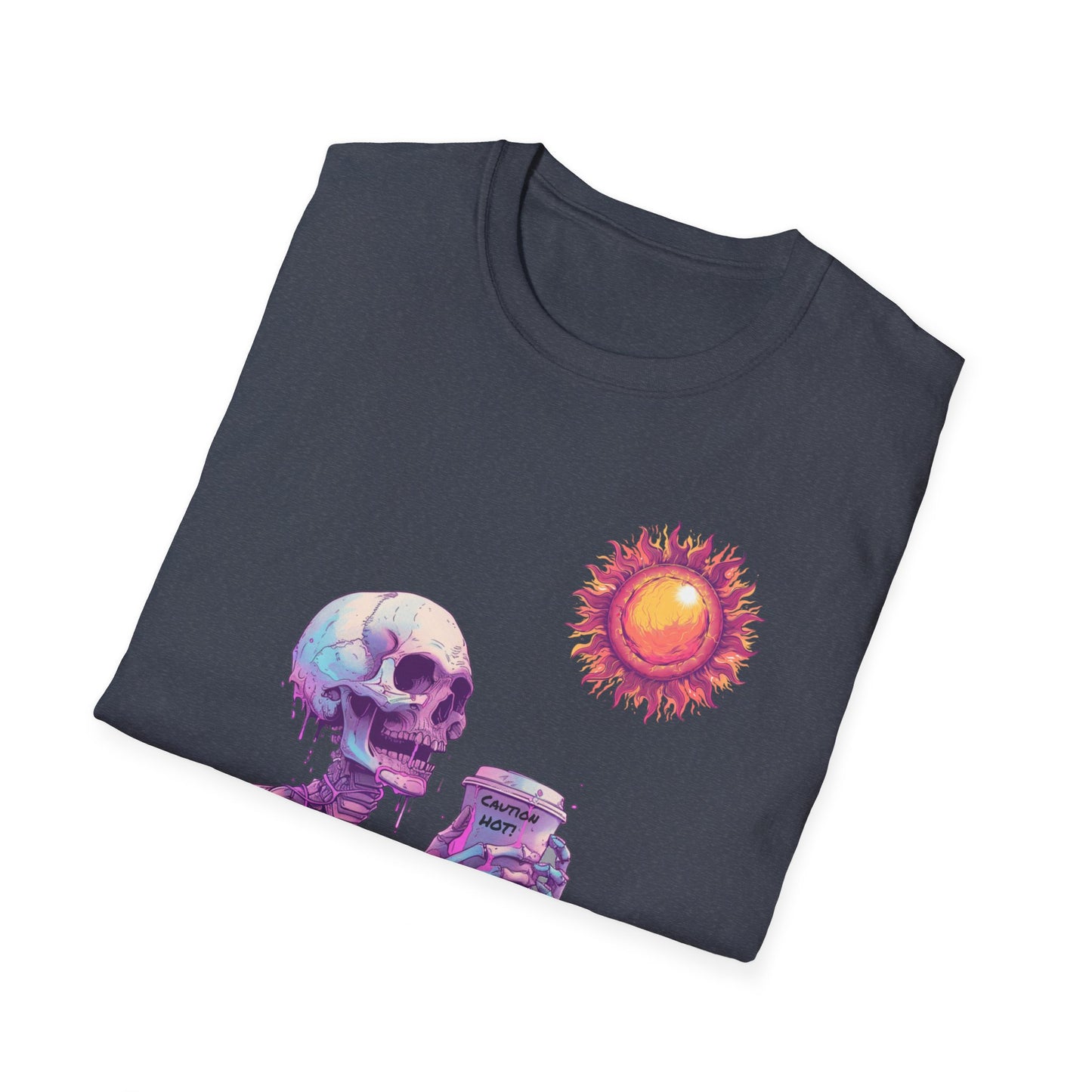 Coffee Skeleton, Unisex Softstyle T-Shirt