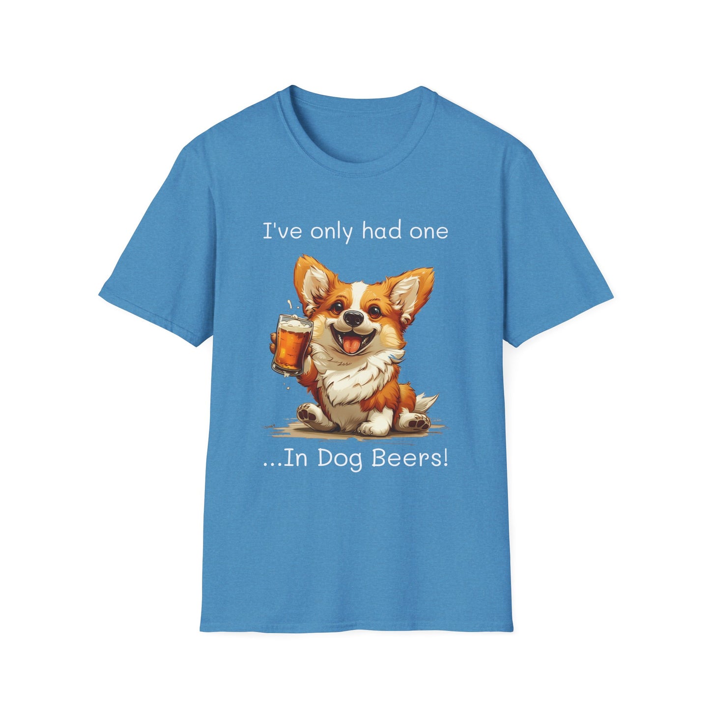 Funny Corgi shirt, Unisex Softstyle T-Shirt, Funny shirt, drinking t-shirt, corgi lovers Tee, corgi dad, corgi mom, in dog beers