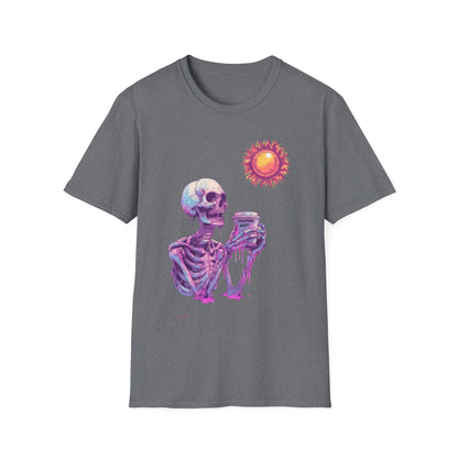 Coffee Skeleton, Unisex Softstyle T-Shirt