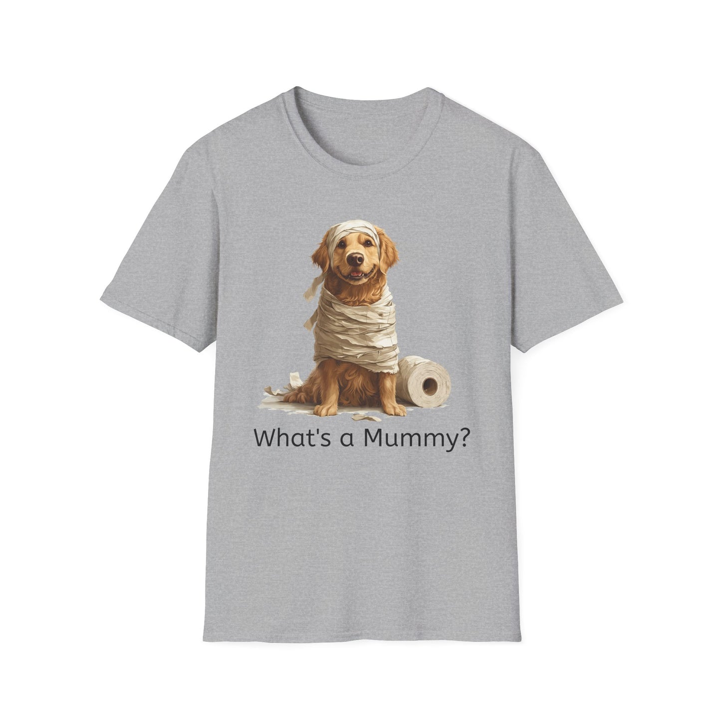 Funny Halloween Shirt, Unisex Softstyle T-Shirt, Golden Retriever Halloween Tee