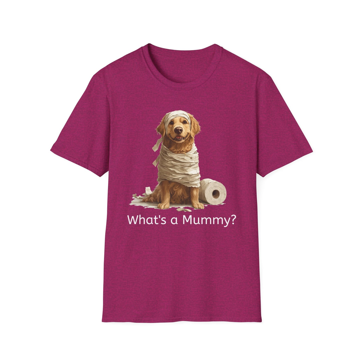 Funny Halloween Shirt, Unisex Softstyle T-Shirt, Golden Retriever Halloween Tee