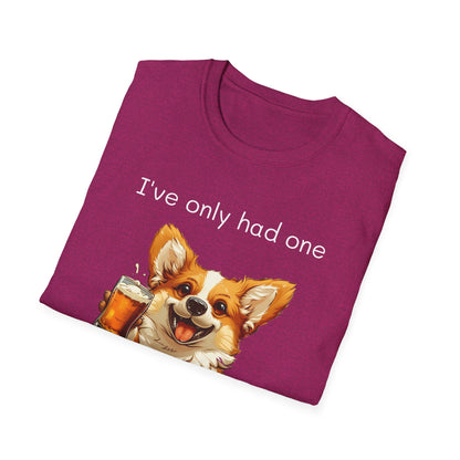 Funny Corgi shirt, Unisex Softstyle T-Shirt, Funny shirt, drinking t-shirt, corgi lovers Tee, corgi dad, corgi mom, in dog beers