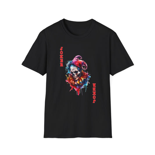 Joker playing cards shirt, Unisex Softstyle T-Shirt