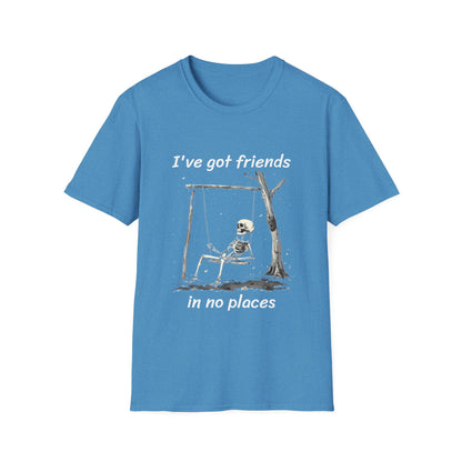 Friends in low places parody shirt, Unisex Softstyle T-Shirt