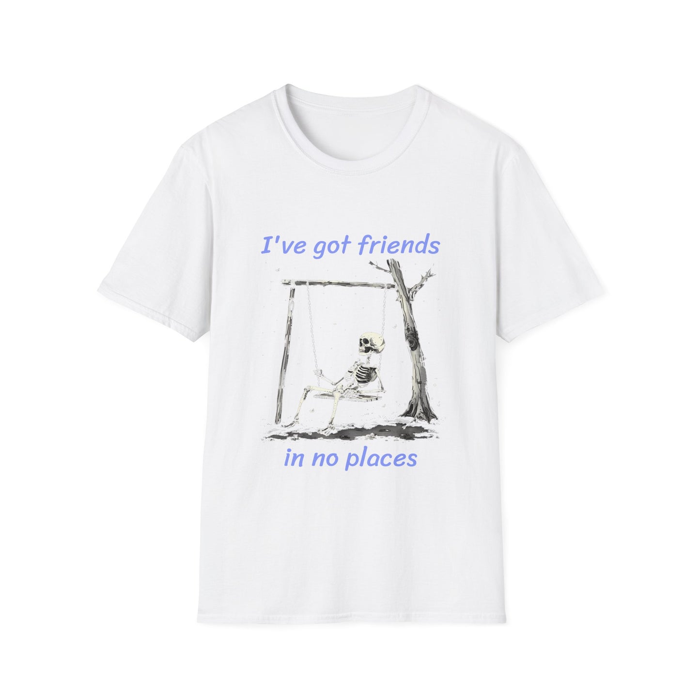 Friends in low places parody shirt, Unisex Softstyle T-Shirt