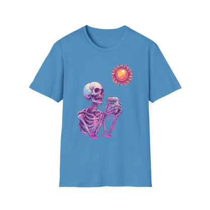 Coffee Skeleton, Unisex Softstyle T-Shirt