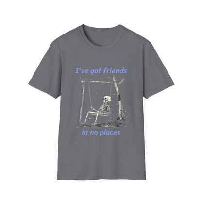 Friends in low places parody shirt, Unisex Softstyle T-Shirt