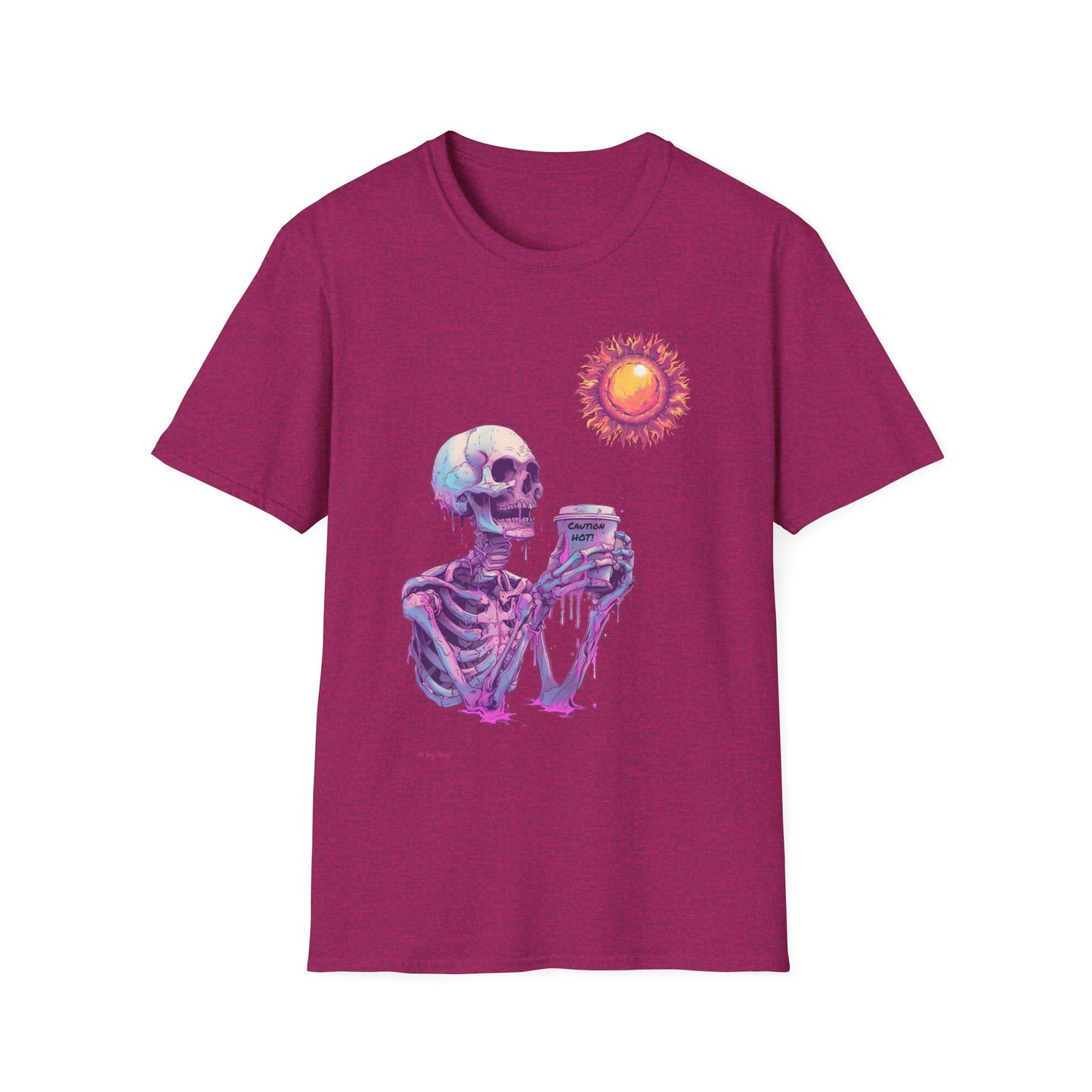 Coffee Skeleton, Unisex Softstyle T-Shirt