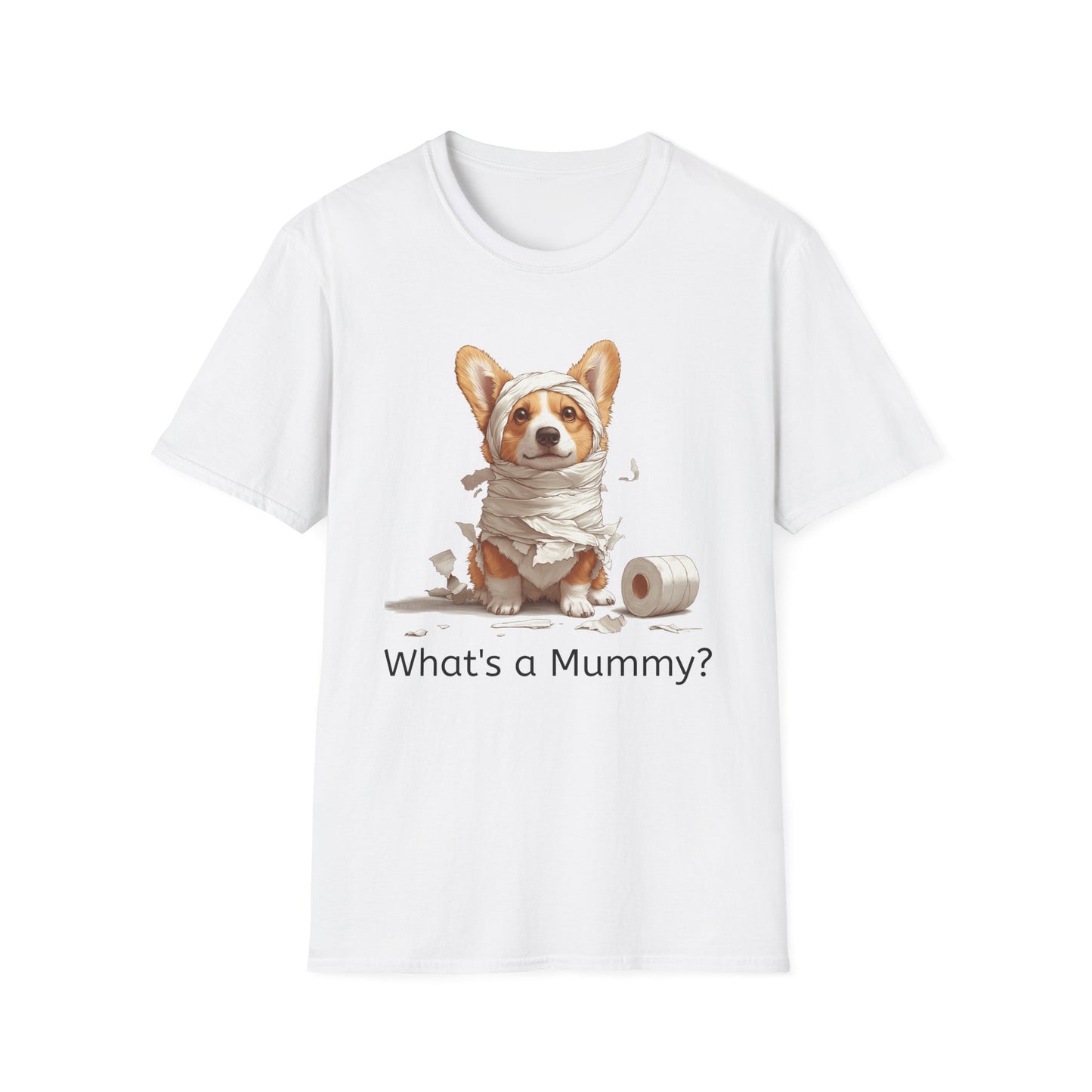 Funny Corgi Shirt, Unisex Softstyle T-Shirt, Corgi Halloween Tee, Corgi Lover, Cute Corgi Tee, Shirt for Corgi Mom, Funny Halloween