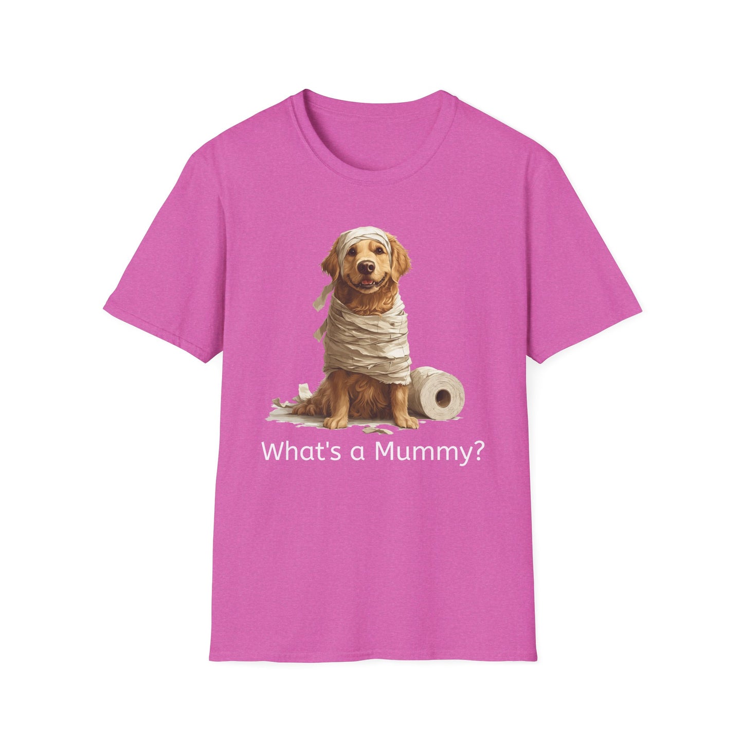 Funny Halloween Shirt, Unisex Softstyle T-Shirt, Golden Retriever Halloween Tee