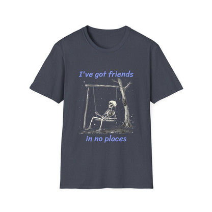 Friends in low places parody shirt, Unisex Softstyle T-Shirt