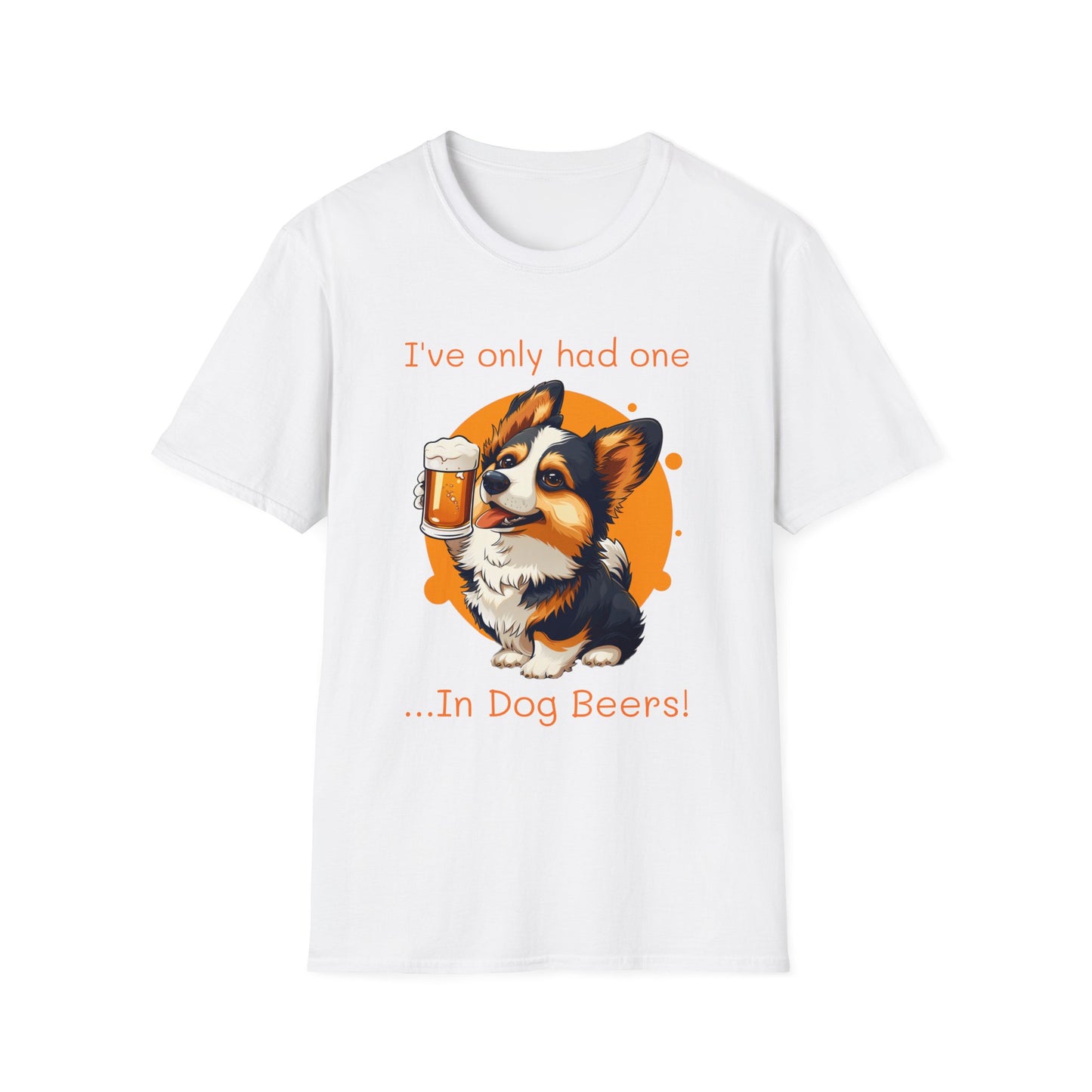 Funny Corgi shirt, Unisex Softstyle T-Shirt, Funny shirt, dog beers t-shirt, corgi lovers Tee, corgi dad, corgi mom, in dog beers