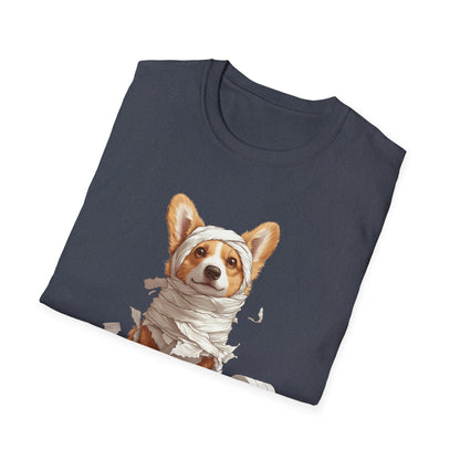 Funny Corgi Shirt, Unisex Softstyle T-Shirt, Corgi Halloween Tee, Corgi Lover, Cute Corgi Tee, Shirt for Corgi Mom, Funny Halloween