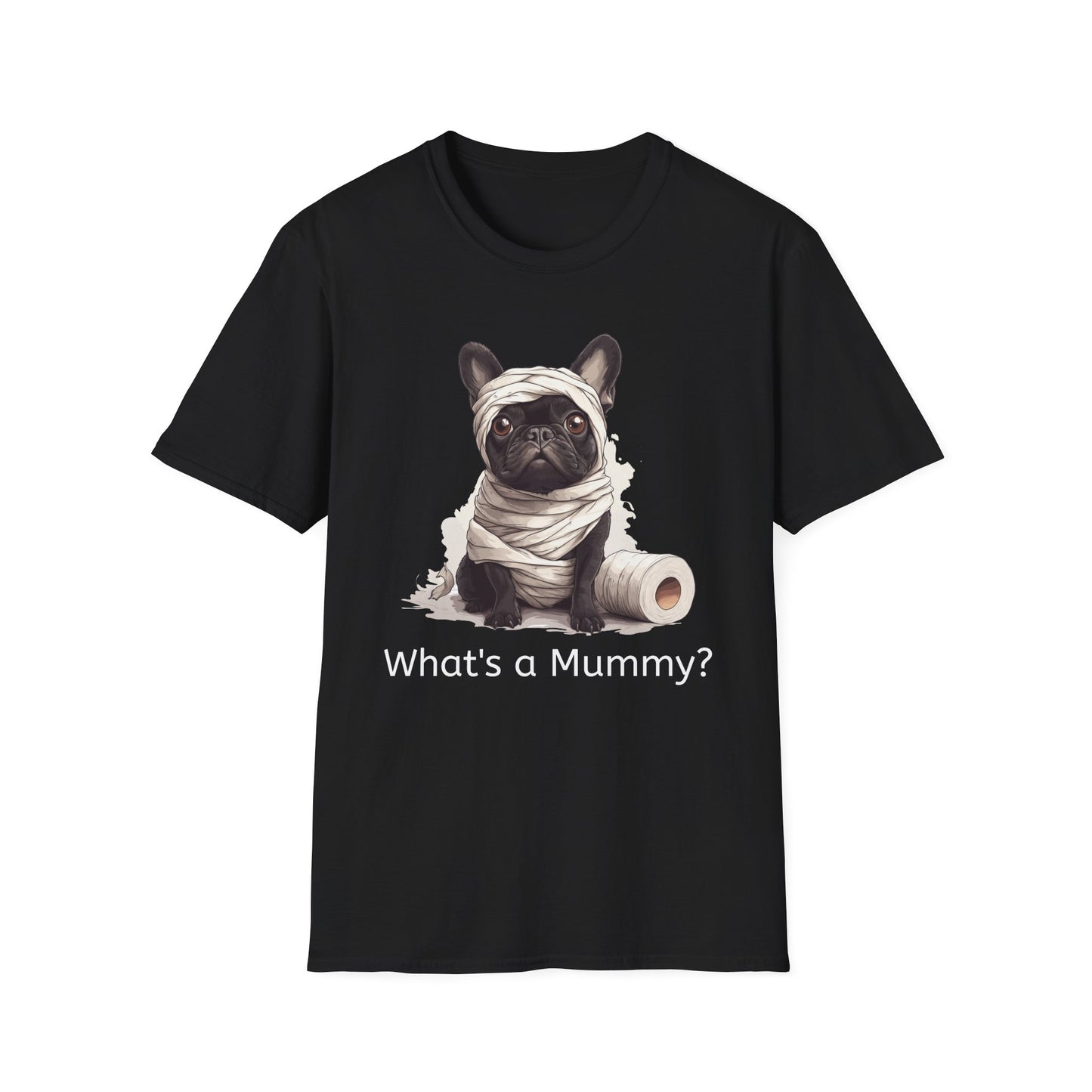 Funny Halloween Shirt, Unisex Softstyle T-Shirt, Frenchie Halloween Tee